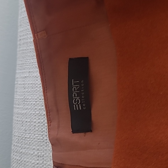Espirit Collection Orange Mini Skirt - Picture 2 of 6